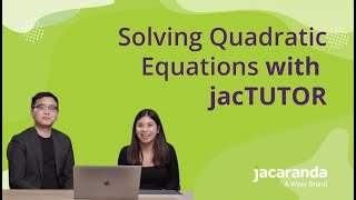 Live demo: Solving Quadratic Equations with jacTUTOR