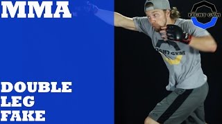 MMA: Double Leg Fake Combo (like TJ Dillishaw)