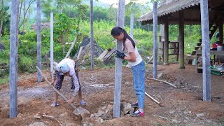 Kind Girl Helps Poor Family Renovate House & Fix Kitchen | Thi Chien Building Farm