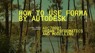HOW TO USE AUTODESK FORMA FOR SITE ANALYSIS