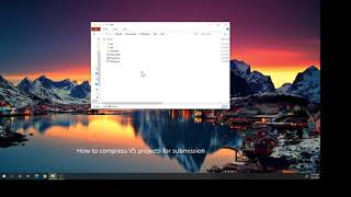 Submitting VS Project file