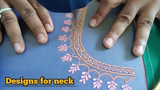 New GALA design embroidery || गले की कढ़ाई के नए डिज़ाइन || Blouse Embroidery 