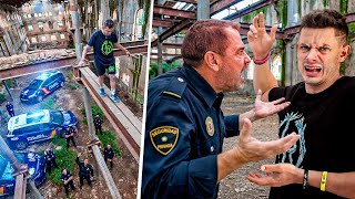 THIS has NEVER happened to me with a SECURITY GUARD...👮| Parkour