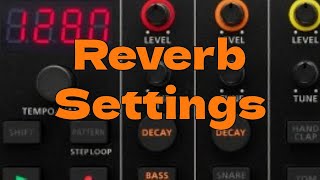 Roland T8 - Reverb Settings