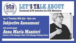Ep10 'Subjective Assessment' with Anna Maria Mazzieri