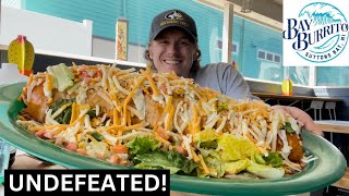 UNDEFEATED ARM SIZE BURRITO CHALLENGE! - Big Ben Burrito - Bay Burrito Company (Suttons Bay, MI)