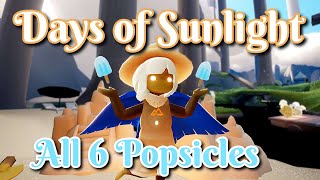 Days of Sunlight☀️|| All six popsicles||event currency locations||Skycotl