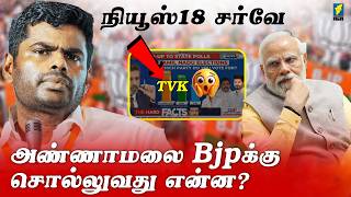 நியூஸ்18 சர்வே அண்ணாமலை bjpக்கு சொல்லுவது என்ன? | Annamalai BJP
