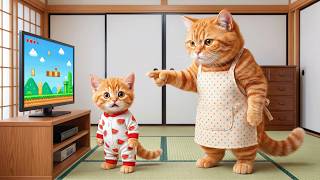 Mama Cat Breaks Game Console, Causing Ginger Kitten to Leave Home 😢