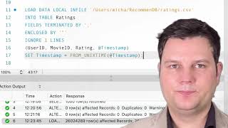 MySQL Course Chapter 4.4: How to transform and load Large CSV files in MySQL