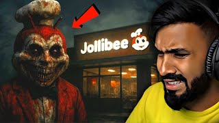 CAN I ESCAPE FROM JOLLIBEE HORROR RESTURANT | TECHNO GAMERZ HORROR GAMEPLAY 
