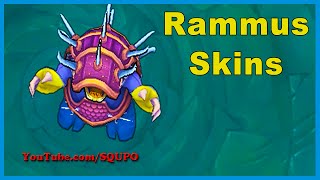 All Available Rammus Skins (League of Legends)