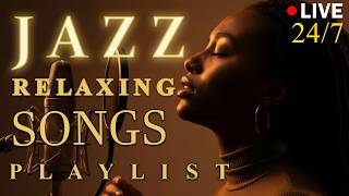 Smooth Jazz Chill Out Lounge with Female Vocals | Soulful Romantic Jazz Songs | LIVE🔴 24/7