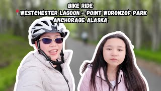 BIKE RIDE | WESTCHESTER LAGOON TO POINT WORONZOF | SUMMER IN ALASKA 2025
