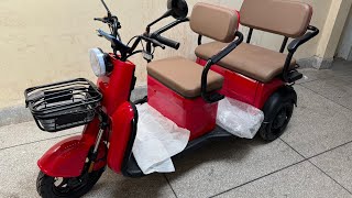 How To drive Three Wheel Electric Scotty and Review Model C-18
