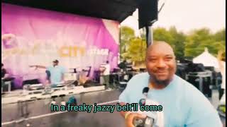 The Funkaholics live and direct Umoja festival  rockingout with the #famlay #centraldistrict 