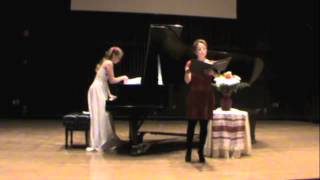 Olga Oseth and Dr. Catherine Verrilli performing New Morning by Olga Oseth