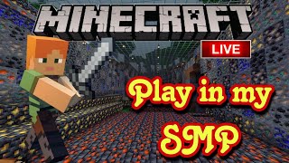 JOIN  MINEMAKER  SMP  LIVE !  MINECRAFT #minecraftlive #minecraftgameplay