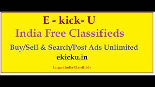 Free Classified Ads Unlimited Ad Posting ekicku in