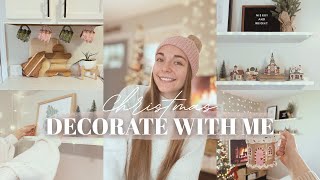 DECORATING FOR CHRISTMAS // cozy + colorful holiday decor