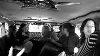 Fahrt in einer Limousine