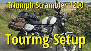 Setting up my Triumph Scrambler 1200 as an adventure touring bike