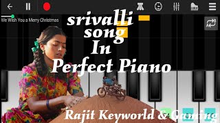 srivalli song in perfect Piano