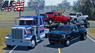 Delivering 3 BRAND NEW GMC's! | Roblox American Plains Mudding