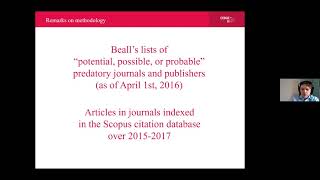How to address the problem of predatory publications?