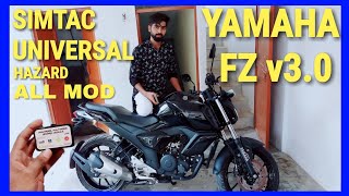 Yamaha FZ v3.0 Simtac Hazard All Lighting Mod