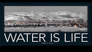 WATER IS LIFE: Poster for Standing Rock