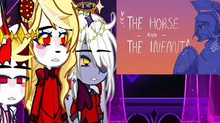 Hazbin Hotel react to The Horse and the Infant || Epic the Musical x Hazbin Hotel || Gacha