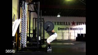 High Bar Back Squat Singles