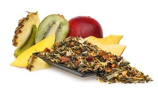 Caribbean Kiss (Kiwi Peach Green Tea) - Rivertea Videos