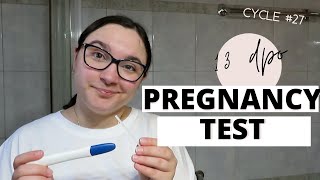Live Pregnancy Test At 13 Dpo || Feeling nauseous || TTC Baby 3 Cycle 27