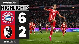 Bayern München vs SC Freiburg | 6:2 | Zusammenfassung | Bundesliga 2025-26