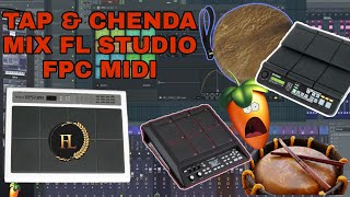 Roland SPD 20 MIDI TONES FL STUDIO FPC TAP WITH CHENDA MIX #spd20 #spdsx #yamahadtx #livetones #midi