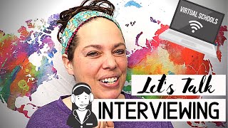 Interviewing for a Virtual Teacher Job (cyber school teacher, virtual teacher, online teacher)