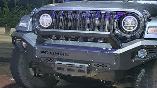 "Unveiling the Ultimate THAR Upgrade: ProMan Metal Bumper" 1st in new bombay @BRCARSTUDIO2929