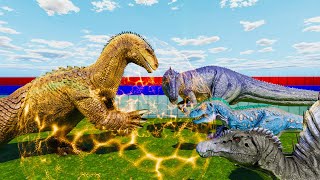 LEDUMAHADI VS ARK CREATURES | EPIC BATTLES