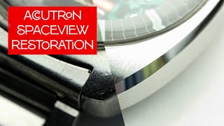 Bulova Accutron Spaceview: Full Restoration (Lapping + Polishing) & Movement Explained