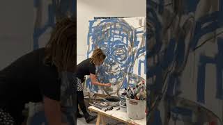 Live painting - Eckhart Tolle