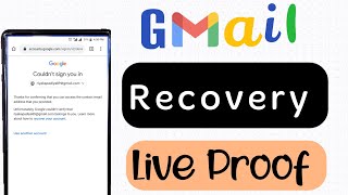 how to get gmail account recovered without gmail password and recovery email 2024