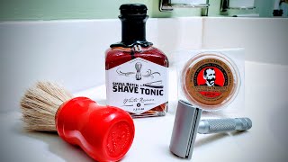 Shaving with the Rockwell 6S Stainless Razor and Col. Conk Bayrum Soap