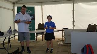 Giving away Ethical Zinc at Future Tour at Maleny