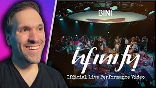 NEW P-POP FAN Reacts To BINI | ’Infinity’ Official Live Performance Video