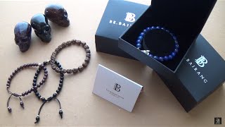Gent's Accessories - Assortis & BeBajarang Genuine Gem Bead Bracelets - Memento Mori Crystal Skulls