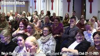 This is Claire who attended the show at Scotland Motherwell The Club 27 11 2025