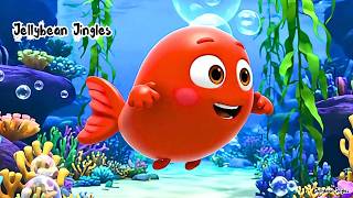 Baby Shark doo doo doo 🦈  Leaf Learning Song 🍃  Nursery Rhymes For kids -Jellybean Jingles 
