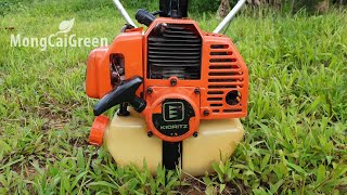 Kioritz SRMB343D - Máy cắt cỏ Nhật bản 34cc nòng 37mm cực mạnh, đẹp, bền, rẻ